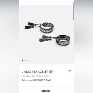 Dior bracelets